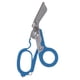 thumbnail image 3 of Tijeras de emergencia de acero inoxidable, multifuncionales, plegables, alicates para acampar al aire libre, herramienta de rescate, color azul, 3 of 14