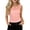 Pink, variant on Ohufall Toddler Girls Tank Tops Ruffled Crew Neck 0-5T Summer Tank Top Breathable Solid Color Summer Casual Tank