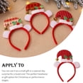 thumbnail image 3 of Wosthever Diademas navideñas, sombrero para niños, accesorios para el cabello, actuación fotográfica de dibujos animados, tocados para Kits de decoración para fiestas punto rojo y blanco, 3 of 6