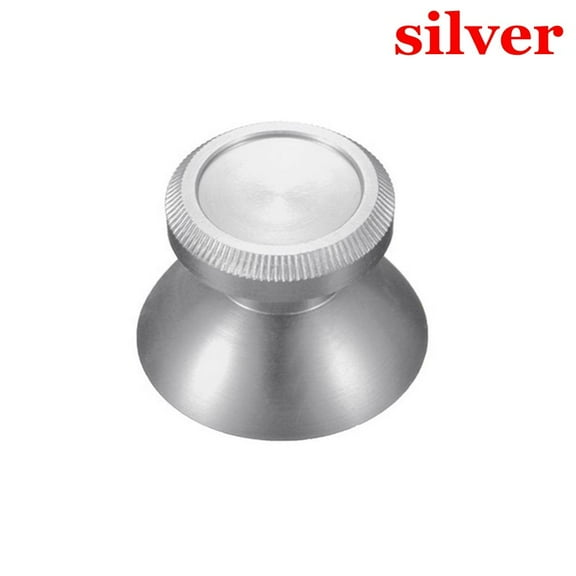 Universal Colorful Replacement Metal Grip Controller Joystick Analog Thumbstick Aluminum SILVER