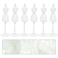 thumbnail image 3 of landege 6PCS Dress Form Dress Clothes Gown Display Mannequin Model Stand Skirt Craft Hollow Body Manikin for Children Kids, 3 of 10