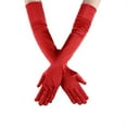 thumbnail image 6 of Aellinatey Satin Long Gloves For Women Wedding Gloves Performance Gloves Satin Gloves, 6 of 14