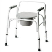 Carex 3-in-1 Bedside Commode with Removable Back