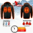 thumbnail image 2 of Milwaukee Leather 7.4V Men's Soft Shell Heated Racing Style Jacket with Detachable Hood  XL, 2 of 2