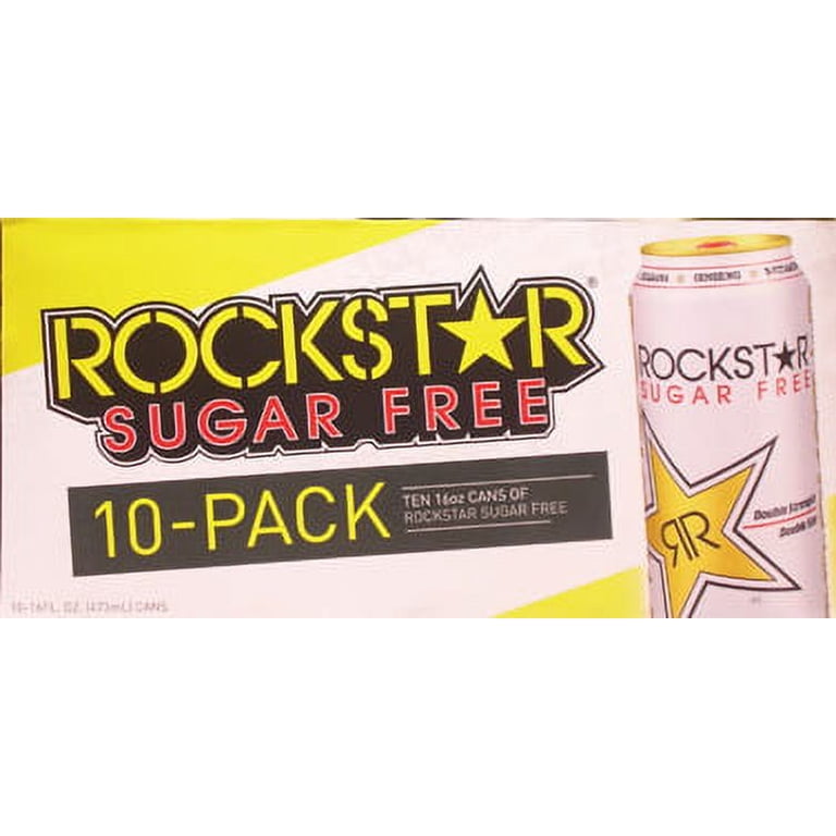 Rockstar Sugar-Free Energy Drink, 16 fl oz, 10 Count Cans