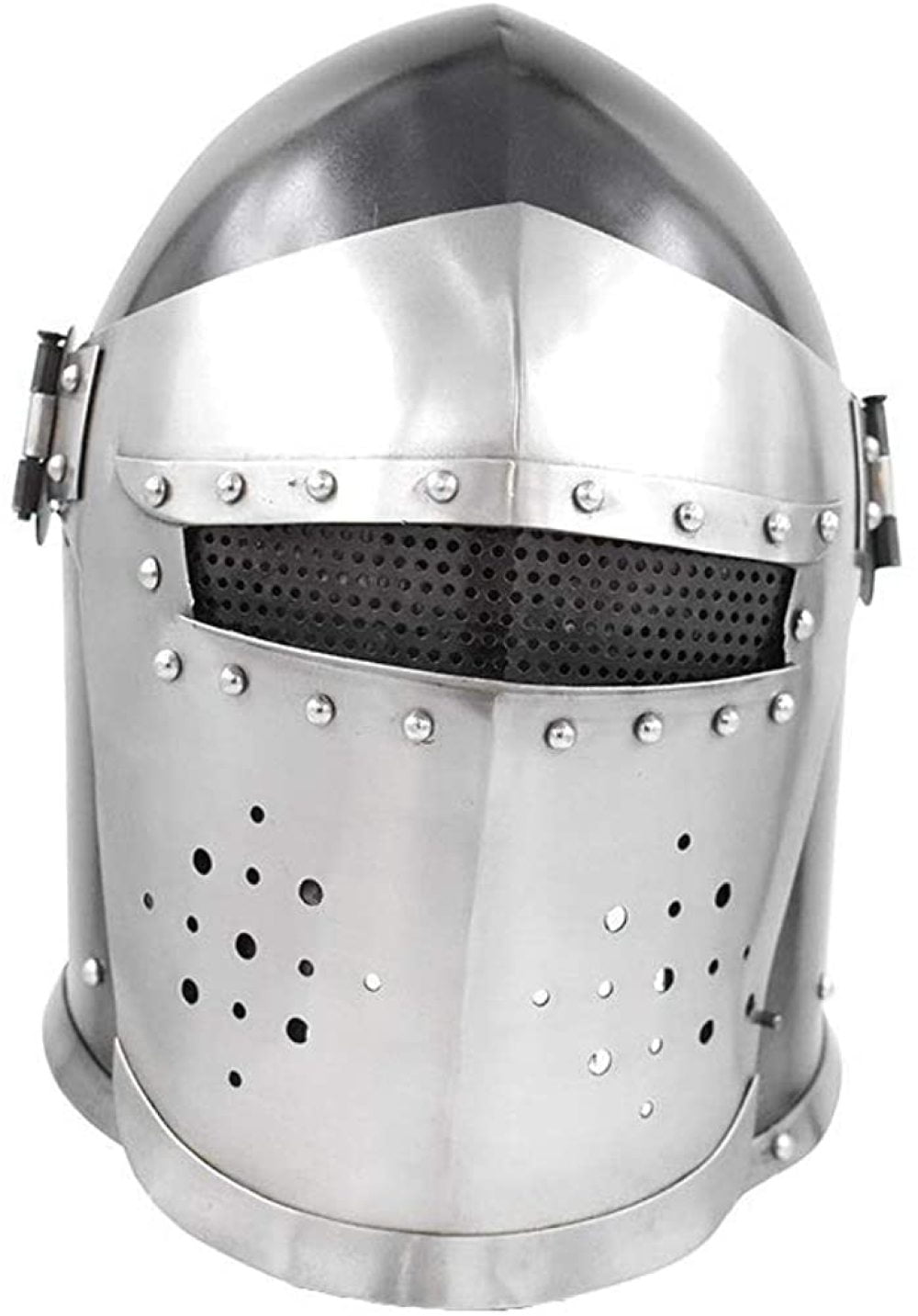 Medieval Warrior Barbuta Helmet Role Play Knight Medieval Helmet 18 Guage Steel