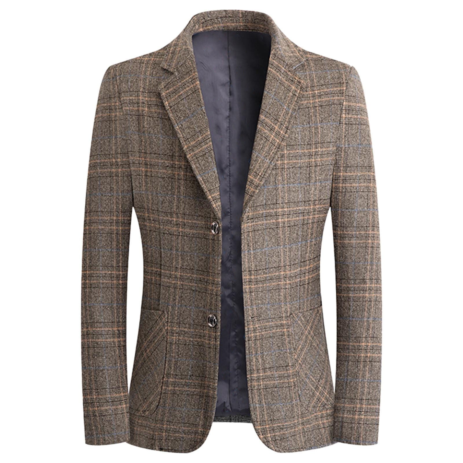 Fvwitlyh Blazer For Men Big And Tall Men Suits Mens Autumn And Winter fvwitlyh-blazer-for-men-big-and-tall-men-suits-mens-autumn-and-winter
