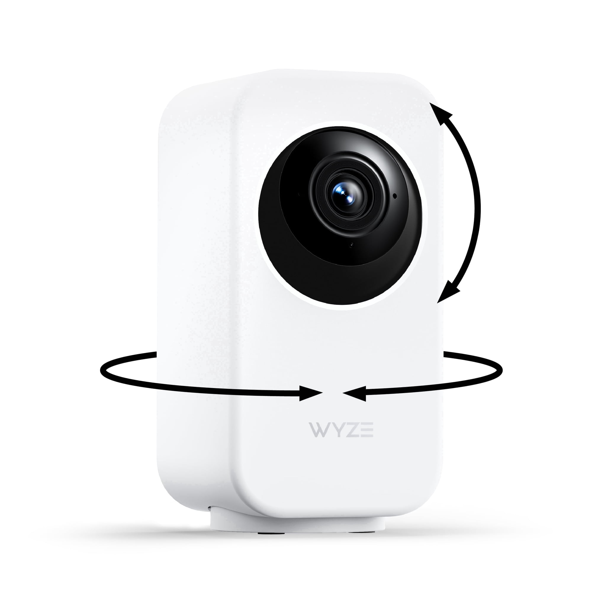 Wyze Indoor Cam Pan 2K Security Camera, Indoor Pan/Tilt Baby Monitor & Pet Camera, Color Night Vision, 2-Way Audio, White