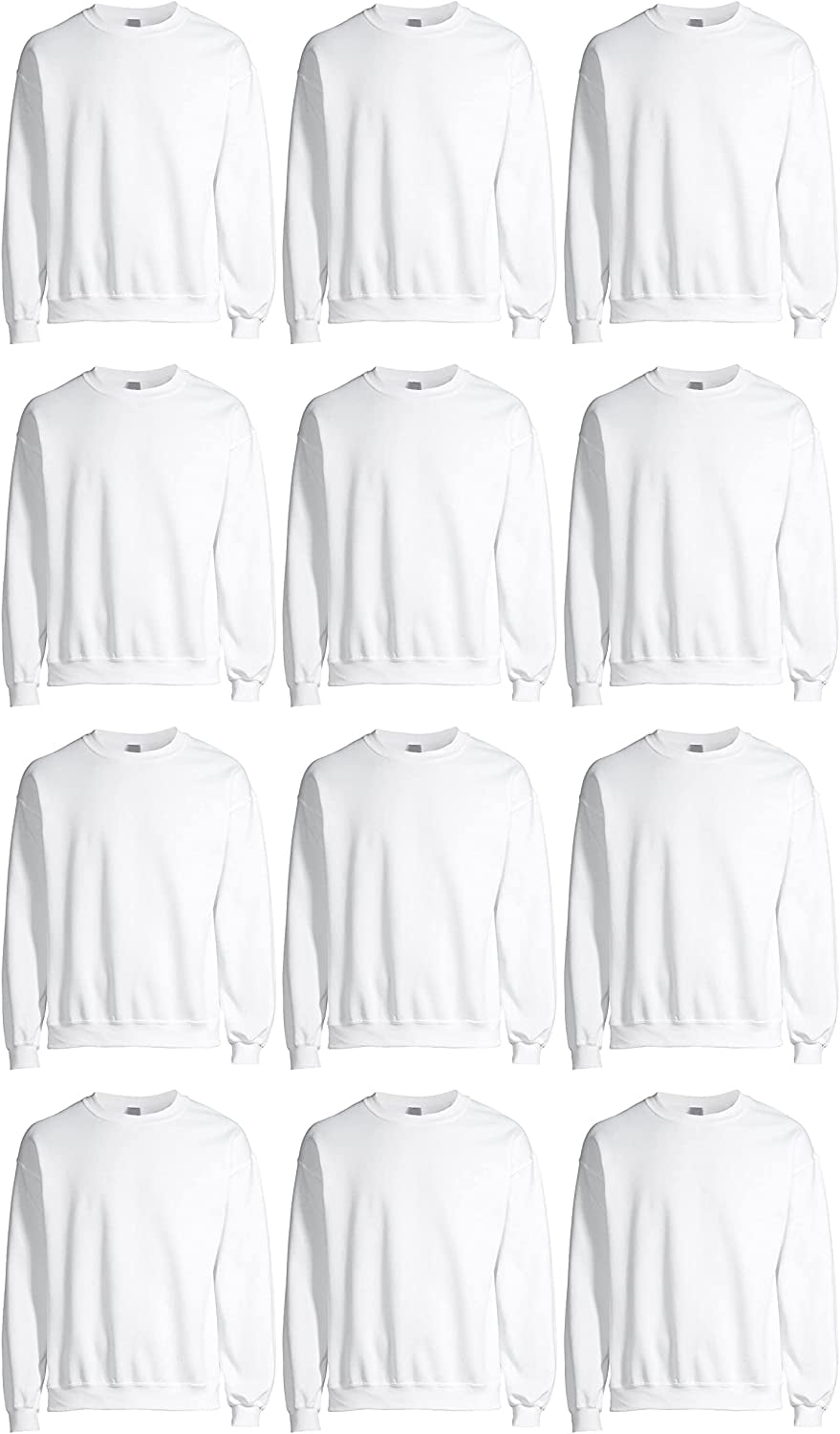 Mens Crewneck Sweatshirts in Bulk, Cotton, Wholesale Packs Men Layer