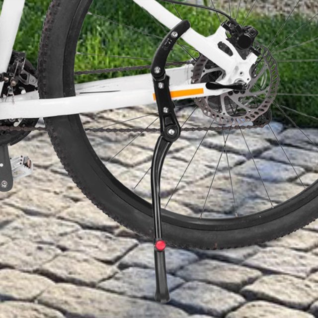 Bicicleta de montaña Patada trasera de montura trasera altura de parada de estacionamiento ajustable de estacionamiento trasero para bicicletas de 24