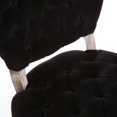 thumbnail image 5 of Elma Tufted Black Fabric Dining Chairs (Set of 2), 5 of 5
