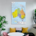 thumbnail image 6 of Australia Map Posters Room Aesthetic Poster Print Art Wall Painting Canvas Posters Gifts Modern Bedroom Decor 08x12inch(20x30cm), 6 of 6