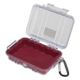 thumbnail image 2 of Funda Pelican 1020 Micro, roja y transparente, resistente al agua IP67, 2 of 4