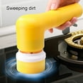thumbnail image 4 of Electric Cleaning Brush Replacement Brush Head 360-Degree Rotation Powerful Multifunctional Remove Stain Rechargeable Kitchen Sta, 4 of 10