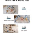 thumbnail image 5 of Gimnasio para ,Tapete para con 6 Juguetes Extraíbles,Alfombrilla Para Estar Boca Abajo Extra Grande,Fomentar el desarrollo sensl y motor del bebé (Blanco), 5 of 5