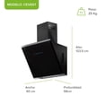 thumbnail image 2 of Campana Extractora De Pared 60 cm Touchless AVERA CEV60T, 2 of 11