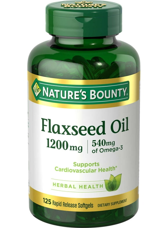 Flaxseed Oil in Herbal Supplements