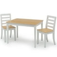 thumbnail image 5 of Delta Children Gateway Table & 2 Chairs Set, Greenguard Gold Certified, White/Natural, 5 of 10