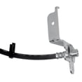 thumbnail image 3 of KarParts360 For Jeep Wrangler 2018-2024 Brake Hose | Overall Length: 665mm/26.18in | Banjo Fitting Inside Diameter: 10.0mm/0.39in | End 1 Thread Size: M10-1.00 millimeter/0.04in, 3 of 4