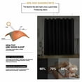 thumbnail image 6 of 39x51 Inch 1 PCS Darkening Thermal Insulated Curtain Panels Balance Privacy and Light Sheer Drapes Home Wedding Party Textile Decoration Room Decore for Farmhouse Bedroom Office Country, 6 of 9