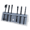 Moda 7PC Beautiful Eyes Makeup Brush Travel Kit, Black