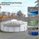 thumbnail image 3 of Pool Cover, Windproof Round Inflatable Swimming Pool Cover, Dustproof Waterproof Swimming Pool Cover For Family Pools Hot Tubs Spa Inflatable Pools, 3 of 5