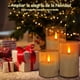 thumbnail image 5 of Luz de vela electrónica, luz de vela de llama led, función de cronometraje, con control remoto, adecuada para decoración del hogar, bodas, fiestas, navidad, Semana Santa, 5 of 7