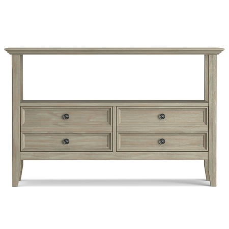 Simpli Home - Amherst Console Sofa Table - Distressed Grey