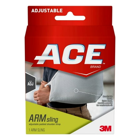 Cool Mesh Arm Sling - ACE Brand Arm Sling, Adjustable, Gray, 1/Pack