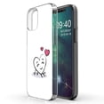 thumbnail image 1 of TalkingCase Slim Phone Case Compatible for Apple iPhone 12 Pro MAX, Heart 1 Print, Lightweight,Flexible,Soft, USA, 1 of 7