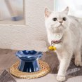 thumbnail image 4 of Ceramic Raised Cat Bowls, Elevated Food or Water Bowls, Stress Free, Backflow Prevention, 4 of 5