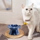 thumbnail image 4 of Cuencos elevados de cerámica para gatos, cuencos elevados para comida o agua, sin estrés, prevención de reflujo, 4 of 5