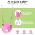 thumbnail image 4 of Swing Seat Take Me Away, balde, resistente, con respaldo alto y respaldo completo, 4 of 7