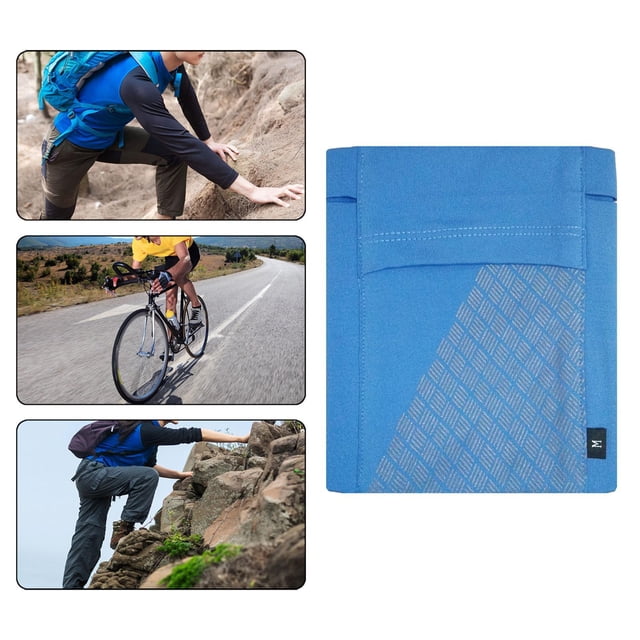 Bolsa para brazalete de teléfono móvil, soporte para correr, brazalete, cinturón, bolsa de almacenamiento deportiva para entrenamiento, actividades al Azul