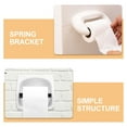 thumbnail image 3 of OUNONA 2Pcs Spring Loaded Toilet Paper Holder Roller Plastic Quick Installation for Bathroom General Users, 3 of 8