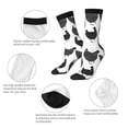 thumbnail image 3 of Disketp Retro Rooster Unisex Crew Socks Lightweight Breathable Ventilation Ankle Socks, Mid-calf socks for Daily, 3 of 6
