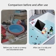 thumbnail image 4 of Antislip Bathtub Organizers Foldable Expandable Storage Tray Tub Caddies with Slot, 4 of 15