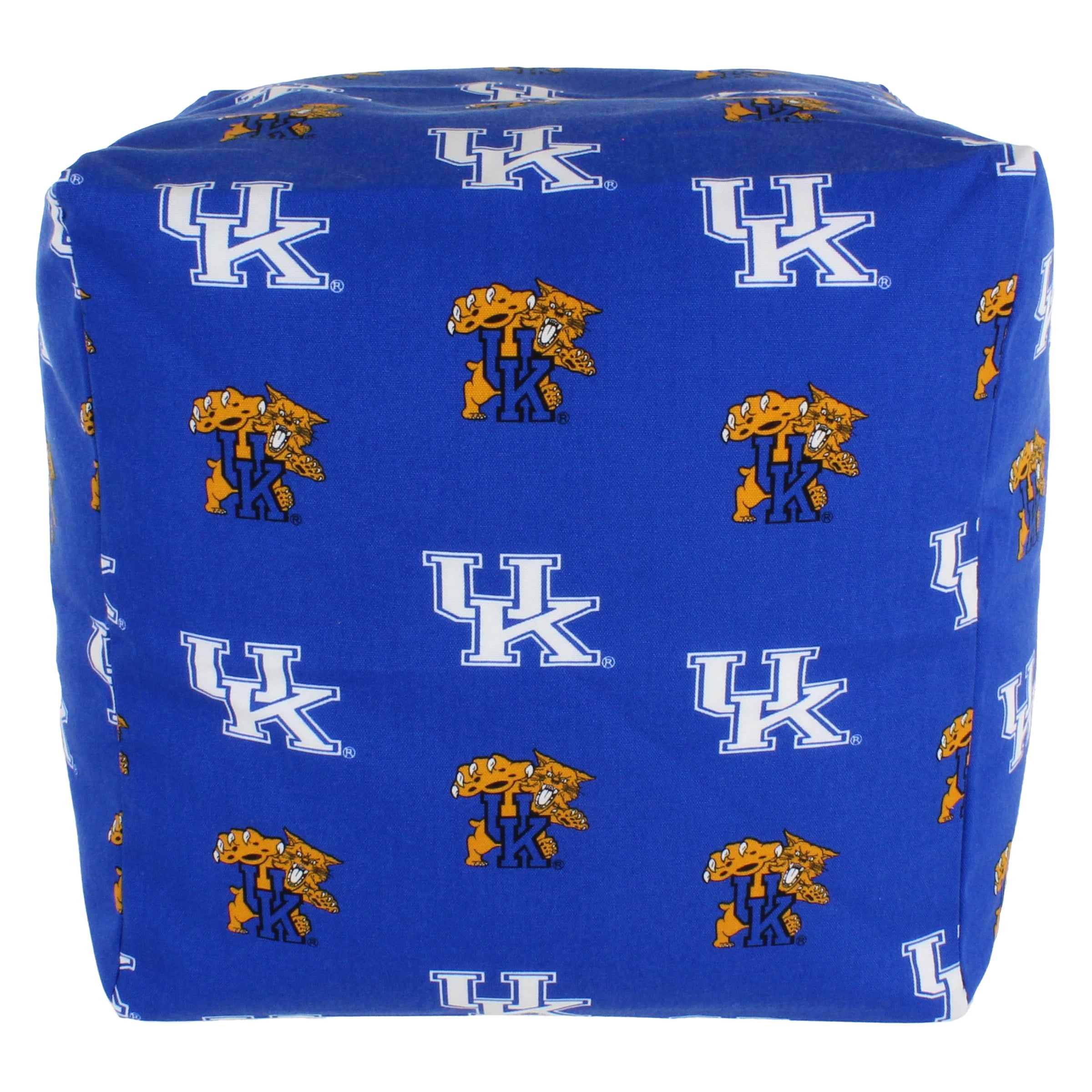 College Covers Kentucky Wildcats Cube Cushion Pouf Chair Bean Bag Ottoman 