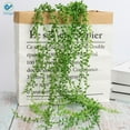 thumbnail image 5 of Deago 2Pcs 35.4" Artificial Succulents Hanging Plants Fake String of Pearls Simulation Greenery Plants for Wall Home Kitchen Office Garden Wedding Decor, 5 of 9