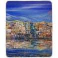 thumbnail image 2 of SKYSONIC Velvet Plush Throw Thermal Blanket - 4x5FT - Mountain Town Printed for Couch Bed Sofa Car, 2 of 5