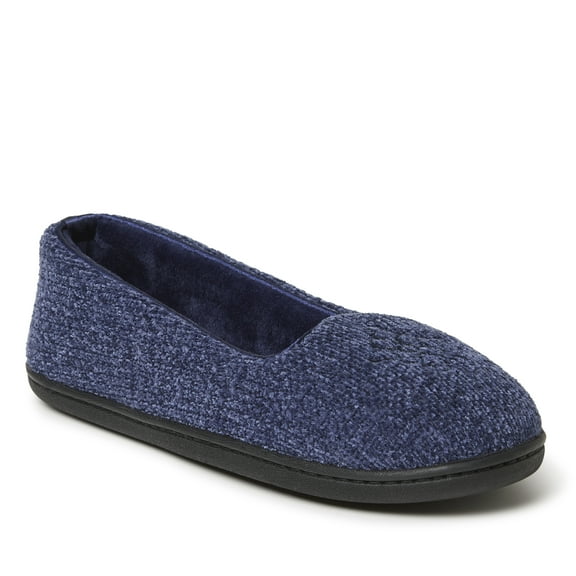 Dearfoams Women's Chenille Closed Back Slippers
