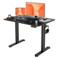 thumbnail image 3 of Innovar Electric Standing Desk, Small Stand up Desks Adjustable Height,Games Motorized Rising Desk W/Memory Preset Office Height Adjustable Desk for Teens & Adults,40x24 inches,Black, 3 of 13