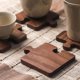 thumbnail image 4 of 4 pieces Posavasos de madera de primera calidad para bebidas, posavasos de café, cerveza, accesorios de Bar, 4 of 4