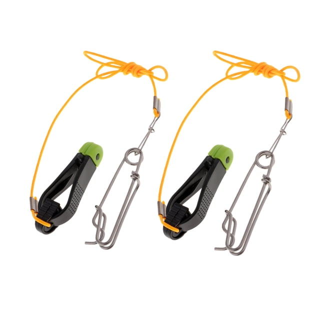 2pcs Power Downrigger Release Clip Con 17 "Leader \u0026 Trolling Snap Sunnimix Power Grip Release Clip