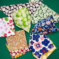 thumbnail image 4 of CBFFDC Pet Neckerchief Adjustable Pet Bandana Triangular Shape Breathable Floral Print Comfortable Soft Collar Scarf for Small Dogs, 4 of 7