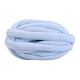 thumbnail image 3 of Hilo grueso y grueso, hilo jumbo, hilo lavable para tejer a ganchillo, hilo para tejer a brazo azul claro, 3 of 9