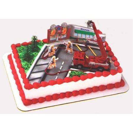 Fire Truck Cake Decorating Kit Fire Truck Cake Decorating Kit