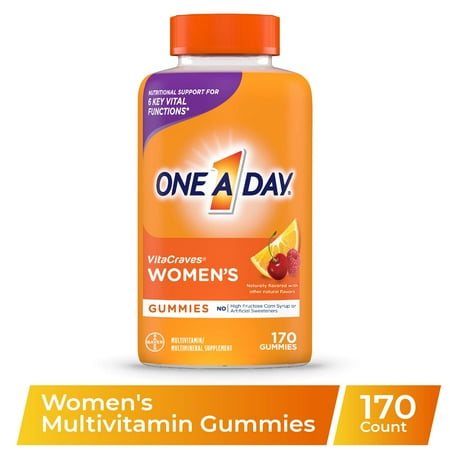 One A Day Women's Gummy Multivitamin, Multivitamins for Women, 170 Ct