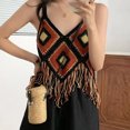 thumbnail image 5 of French Style Cropped Tops Crochet Sleeveless Casual Boho Camisole for Women Girl, 5 of 13