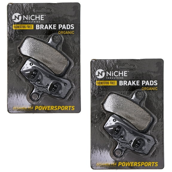 Niche Brake Pad Set for Harley-Davidson Blackline Organic Motorcycle 2 Pack 519-KPA2405D